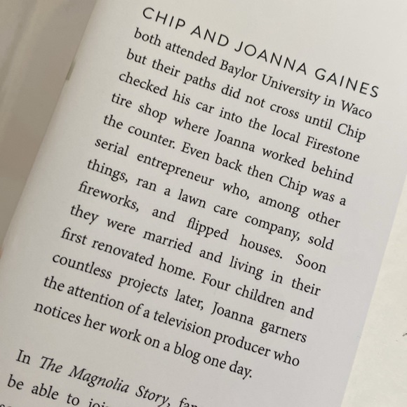 The Magnolia Story Chip and Joanna Gaines Hardcover Book - Picture 4 of 10